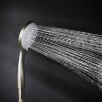 Hotbath Mate handdouche met 3 standen 23cm Ø10cm ABS kunststof nikkel geborsteld M375GN - thumbnail