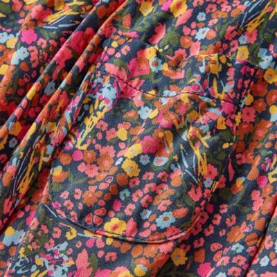 Kinderrokje met bloemenprint 92 meerkleurig Kinderrokje met bloemenprint 92 meerkleurig