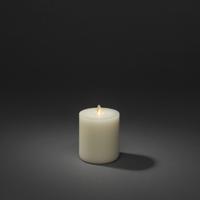 Konstsmide 1620-115 LED-kaars met echte was Crème-wit Warmwit (Ø x h) 81 mm x 101 mm - thumbnail
