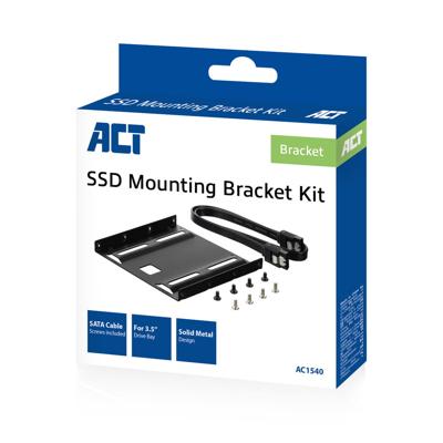 ACT 2,5 inch naar 3,5 inch HDD/SSD beugel, incl. SATA kabel