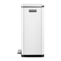 EKO - X-Cube pedaalemmer 30 ltr, EKO - Steel Stainless steel Polypropylene - wit, mat RVS - thumbnail