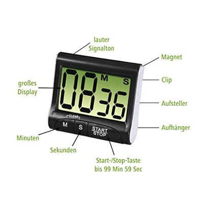 Xavax 95304 Countdown Kookwekker Zwart - thumbnail