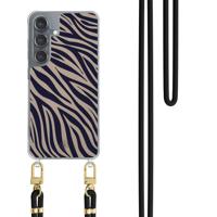 Samsung Galaxy S25 hoesje met zwart koord - Wavy twist - thumbnail