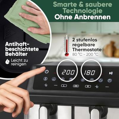 Profi Cook PC-FR 1296 H Airfryer 9 l 2000 W Inox