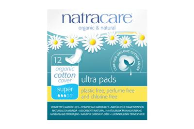 Natracare Ultra Pads Super Maandverband 12st