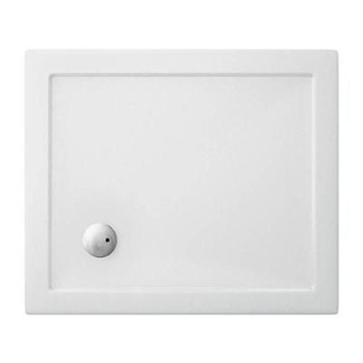 Crosswater Showertray douchebak afvoer links 100x80x4cm rechthoek wit ST0R81000 Crosswater Showertray douchebak afvoer links 100x80x4cm rechthoek wit ST0R81000