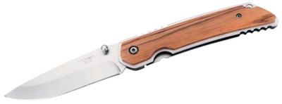 Herbertz zakmes 21,5 cm RVS/hout zilver/bruin 2-delig Herbertz zakmes 21,5 cm RVS/hout zilver/bruin 2-delig