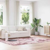 Hoogpolig vloerkleed NAVARRA 200x290 cm polyester stoffig roze - thumbnail