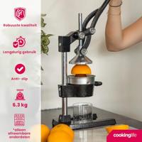 Cookinglife Citruspers - Gietijzer - Hevelmodel - Zwart - thumbnail