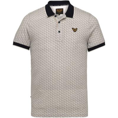 Short sleeve polo pique all over p egret Short sleeve polo pique all over p egret