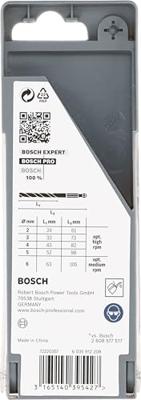 Bosch Accessories 2608595517 HSS Metaal-spiraalboorset 5-delig Geslepen DIN 338 1/4 (6.3 mm) 1 set(s)