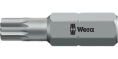 Wera 860/1 XZN M10 x 25 Veeltand-bit M10 Gereedschapsstaal Extra hard, Gelegeerd C 6.3 1 stuk(s)