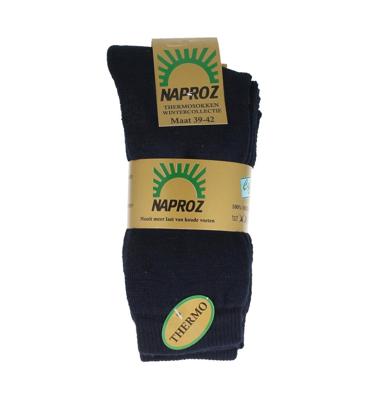 Naproz Thermo Sokken Blauw Maat 39-42