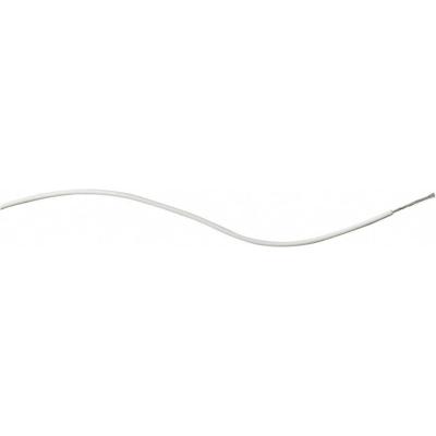 TRU COMPONENTS 1564515 Draad LiYv 1 x 0.08 mm² Wit 100 m