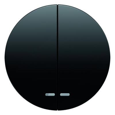 Berker wip serieschakelaar met lens R1-R3 zwart 16272045