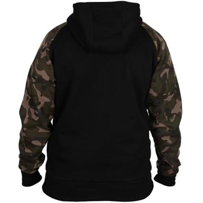 Fox Black / Camo Raglan Hoodie Small