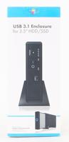 ICY BOX IB-377-C31 externe 3,5 behuizing SATA USB C - thumbnail