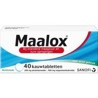 Maalox Kauwtabletten 40tb - thumbnail