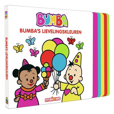 Studio 100 Bumba kartonboek met trapjes - bumba&apos;s lievelingskleuren