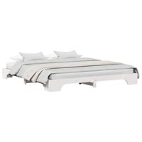 Bedframe Wit 200 x 200 cm Massief grenenhout - thumbnail