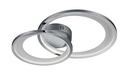 Trio Design plafondlampGranada 29watt grijs - 673810206