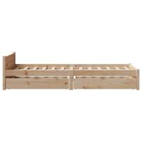 Bedframe zonder matras massief grenenhout 75x190 cm - thumbnail