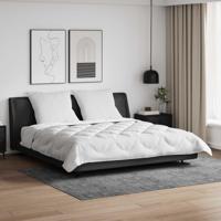 VidaXL Dekbed met kussen 3 pcs wit microfibre - thumbnail