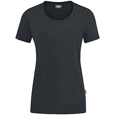 JAKO C6121D T-Shirt Organic Stretch Dames - Antraciet - 34