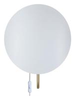 Wandlamp wit schakelaar E27 fitting diffuus licht Design For the People Spargo - thumbnail