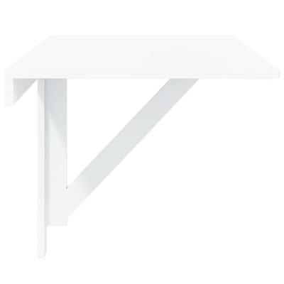 Wandtafel inklapbaar 100x60x56 cm bewerkt hout hoogglans wit - thumbnail