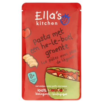 Ella's Kitchen Pasta heleboel groente 8+ maanden bio 190 Gram