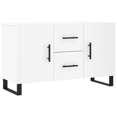 Dressoir 100x36x60 cm bewerkt hout wit