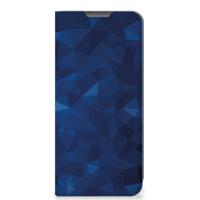 Stand Case voor OPPO A77 5G | A57 5G Polygon Blue - thumbnail