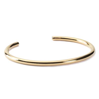 Trollbeads TGPBA-00003 Armband Open Bangle zilver goudkleurig S 20-21 cm Trollbeads TGPBA-00003 Armband Open Bangle zilver goudkleurig S 20-21 cm