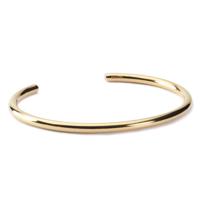 Trollbeads TGPBA-00003 Armband Open Bangle zilver goudkleurig S 20-21 cm - thumbnail