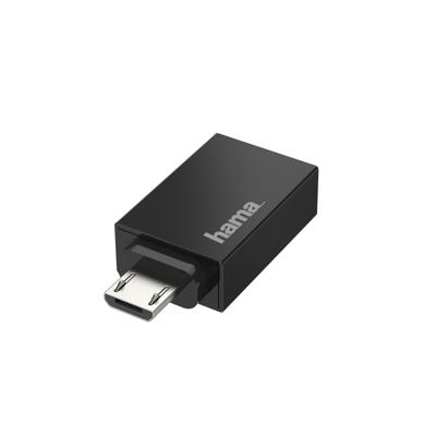 Hama Micro-USB-OTG-Adapter to USB-A, USB 2.0, 480 Mbps Kabel