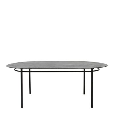HKliving ovale eettafel zwart HKliving ovale eettafel zwart