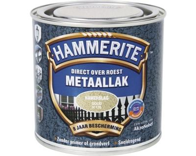 Hammerite Metaallak Hamerslag | Goud | H170 | 250ml - 5093444 Hammerite Metaallak Hamerslag | Goud | H170 | 250ml - 5093444