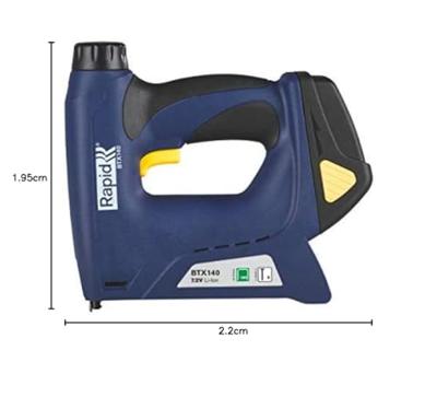 Chiodatrice / cucitrice elettrica senza fili agli ioni di litio Rapid BTX140