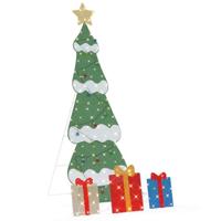 Verlichte Kerstboom met 3 Cadeau Dozen 2D Warm Wit 150 cm - thumbnail