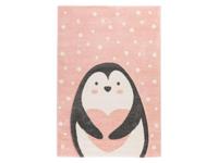 KAYOOM Kinder vloerkleed (Pinguïn roze, 80cm x 150cm) - thumbnail