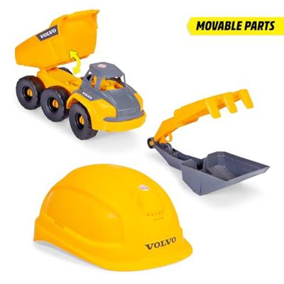 Dickie Toys Volvo Tough Hauler Playset Kant-en-klaar model Wegwerkzaamhedenset (model)