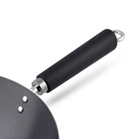 Ken Hom wokpanset 31 cm staal zwart/zilver 4 delig - thumbnail