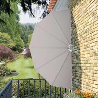 VidaXL Terrasscherm inklapbaar 160 cm crème - thumbnail
