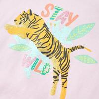 Kindershirt 140 lila - thumbnail