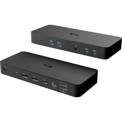 I-tec C31INTGTRI4KDOCPDCH laptop dock & poortreplicator Bedraad USB 3.2 Gen 1 (3.1 Gen 1) Type-C Zwa