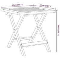 Ligbed met tafel massief acaciahout en stof rood - thumbnail