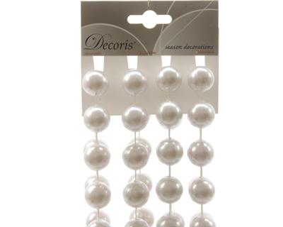 Kralenketting plastic xxl 20mmx270cm winterwit KSD - Ksd