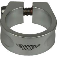 VWP zadelpenklem 34,9mm inbusbout aluminium zilver - thumbnail