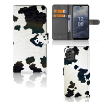 Nokia G60 | Telefoonhoesje | Met pasjeshouder | Koeienvlekken - thumbnail